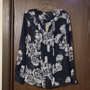 Ann Taylor Long Sleeve Blouse